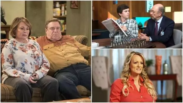 Roseanne, 60 Minutes, The Good Doctor, Stormy Daniels, CBS, ABC