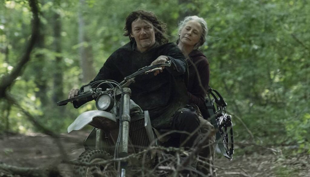 Carol e Daryl em The Walking Dead