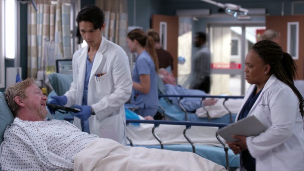 Grey's Anatomy S19EP16 blue e miranda