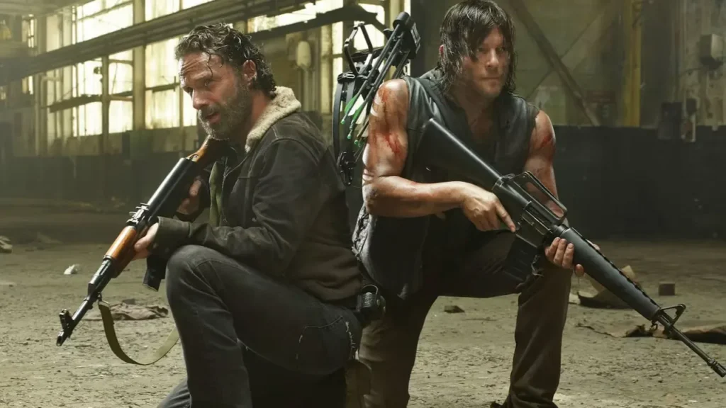 The Walking Dead reuniao Rick e Daryl