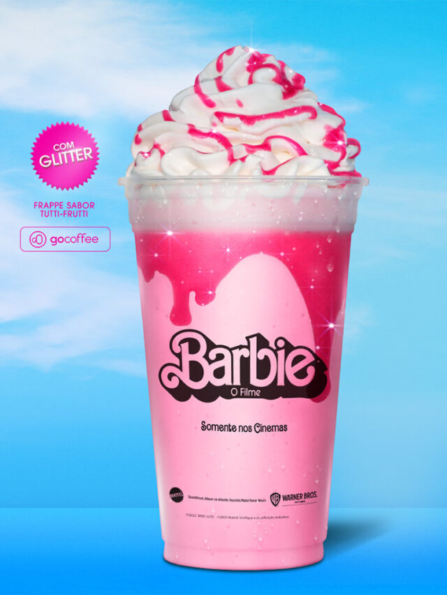 Go Coffee lança frappe da Barbie rosa com glitter