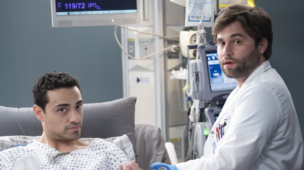 Grey's Anatomy S20EP07 Levi and Dorian