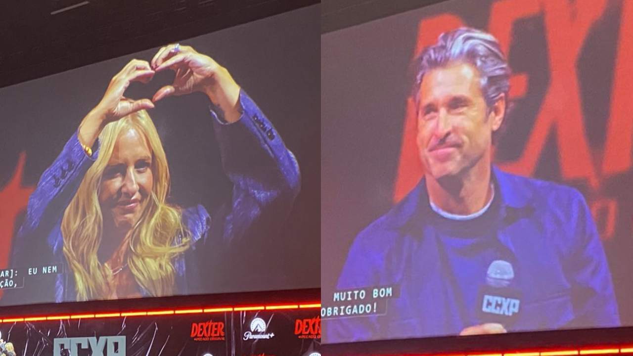 Sarah Michelle Gellar e Patrick Dempsey na CCXP24